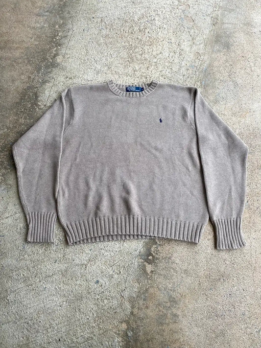 Vintage Polo Ralph Lauren Tan ALD Sweater