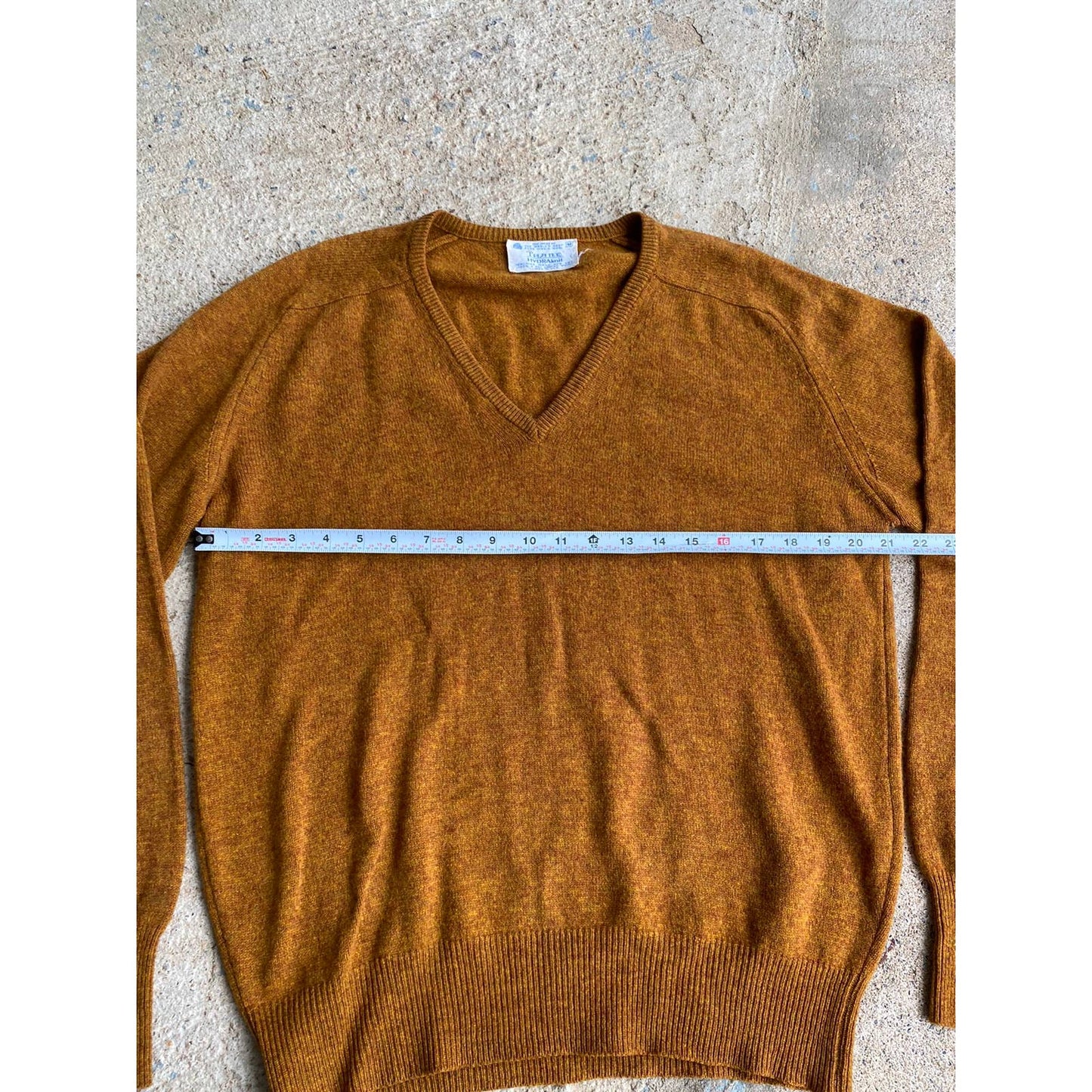 Vintage 60’s Thane ALD Brown Wool Pullover Sweater